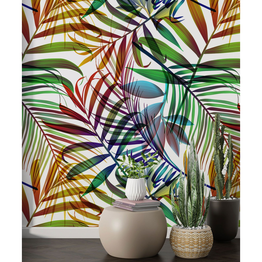 Papier peint motif XL - Motif botanique