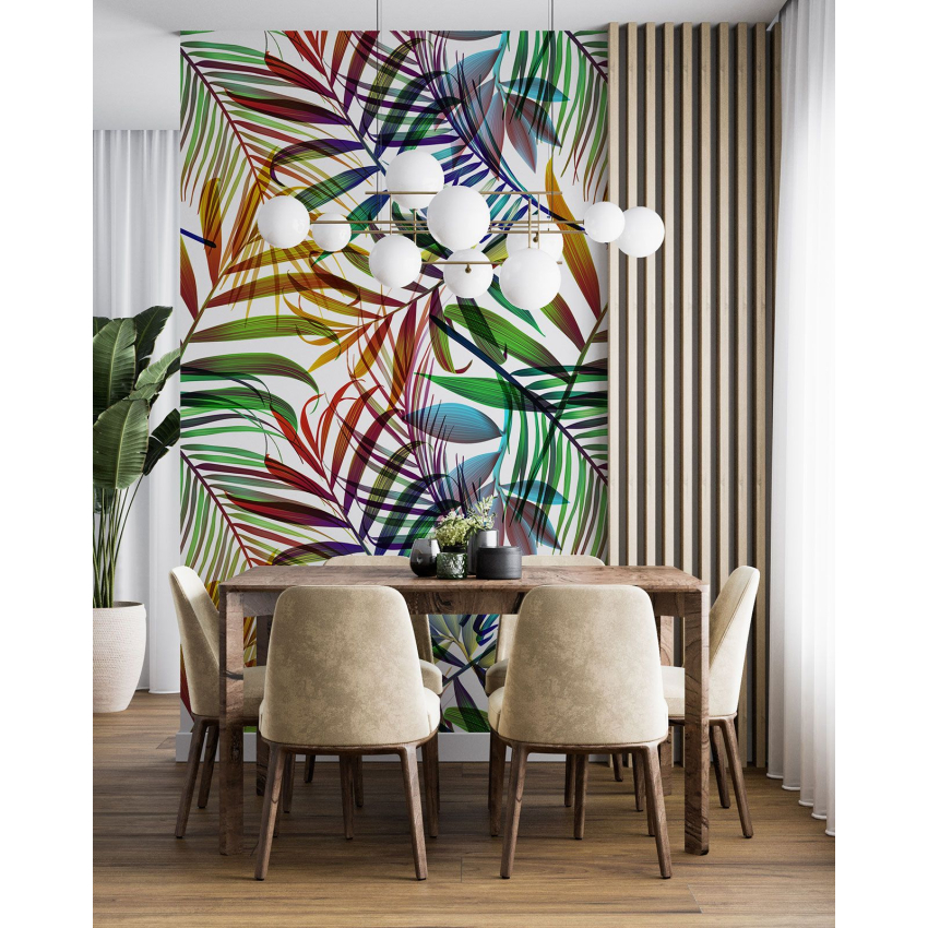 Papier peint motif XL - Motif botanique