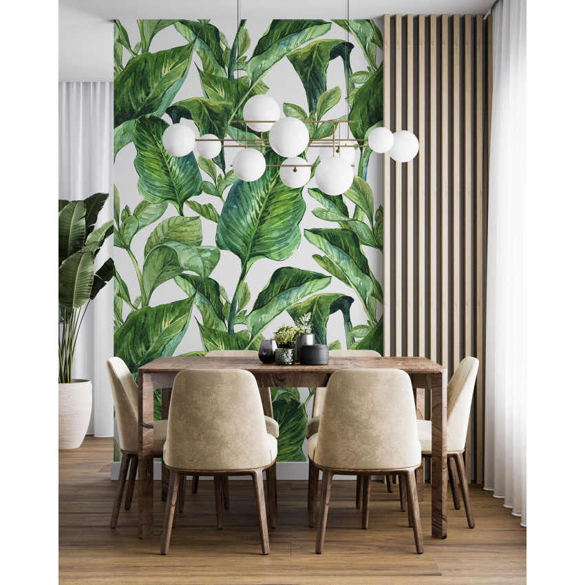Papier peint motif XL - Motif botanique