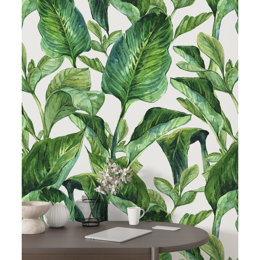 Papier peint motif XL - Motif botanique