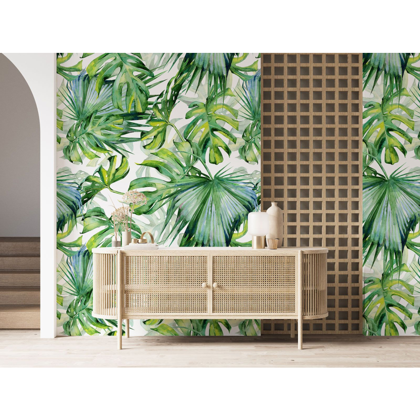 Papier peint motif XL - Motif botanique
