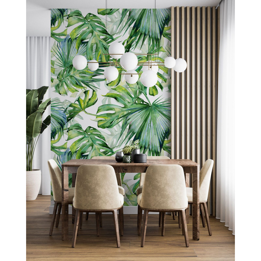 Papier peint motif XL - Motif botanique