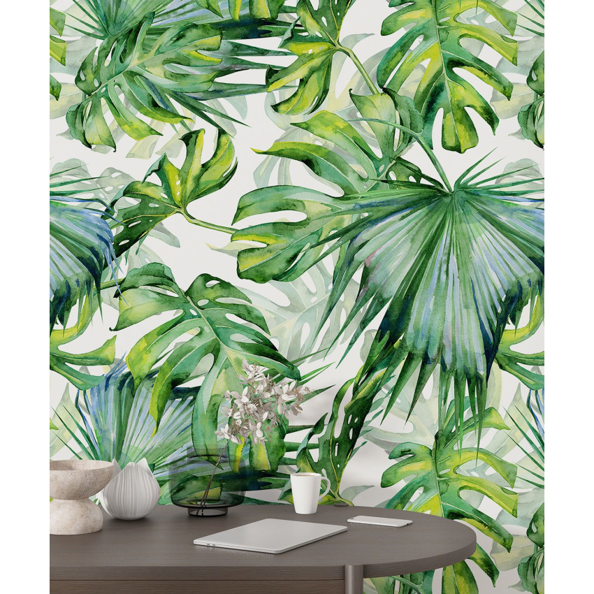 Papier peint motif XL - Motif botanique