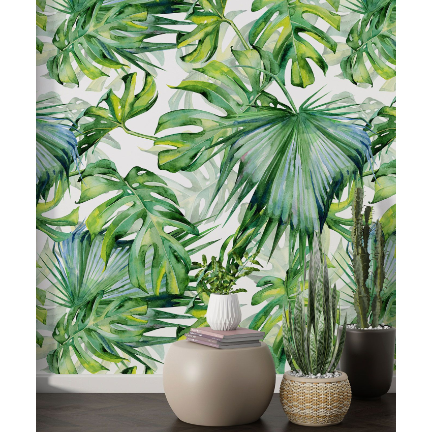 Papier peint motif XL - Motif botanique