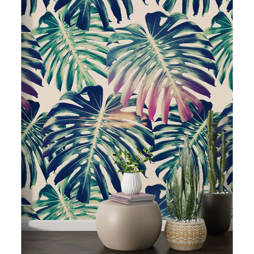Papier peint motif XL - Motif botanique