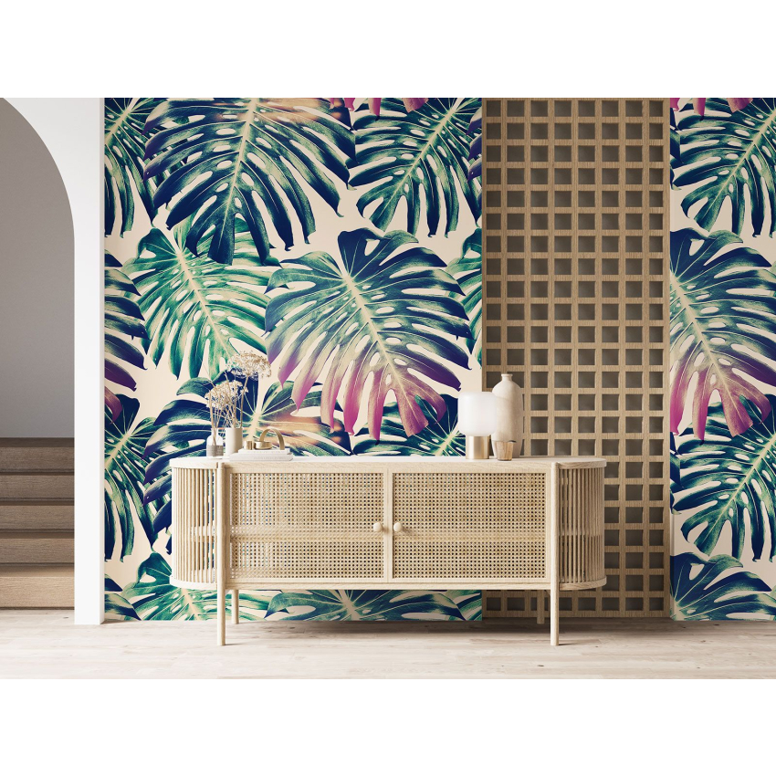 Papier peint motif XL - Motif botanique
