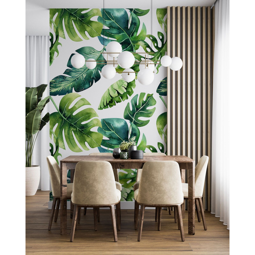Papier peint motif XL - Motif botanique
