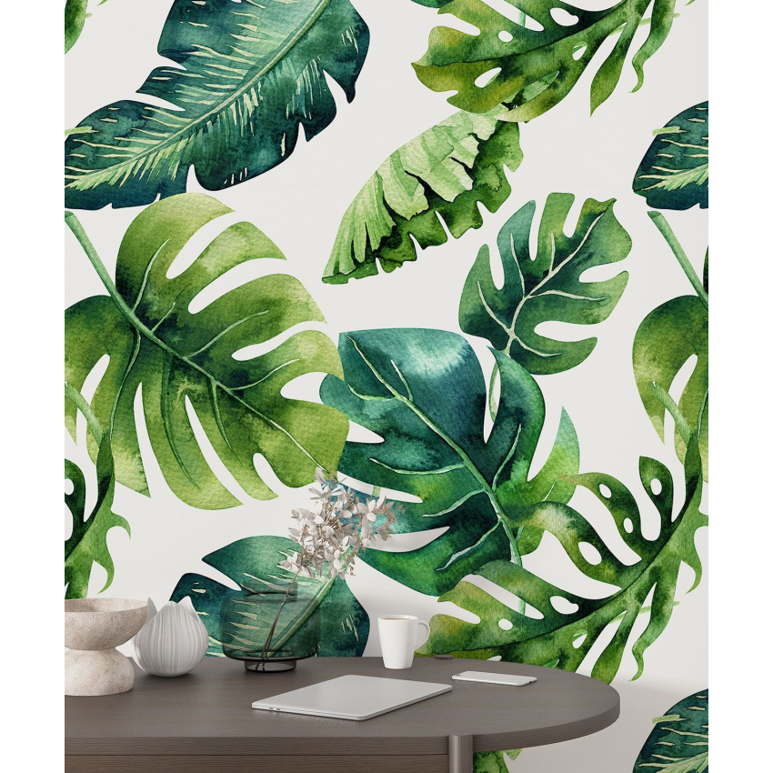 Papier peint motif XL - Motif botanique