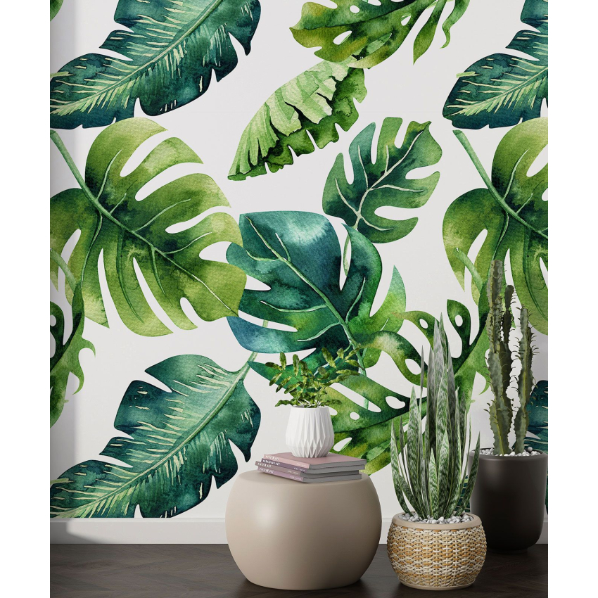 Papier peint motif XL - Motif botanique