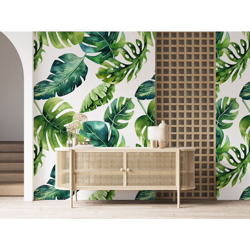 Papier peint motif XL - Motif botanique