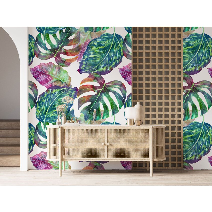 Papier peint motif XL - Motif botanique