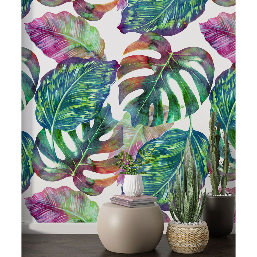 Papier peint motif XL - Motif botanique