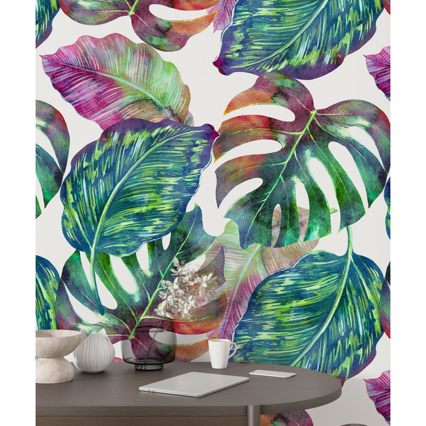 Papier peint motif XL - Motif botanique