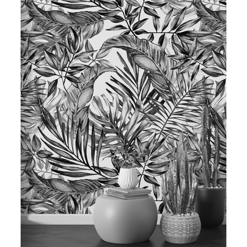 Papier peint motif XL - Motif botanique