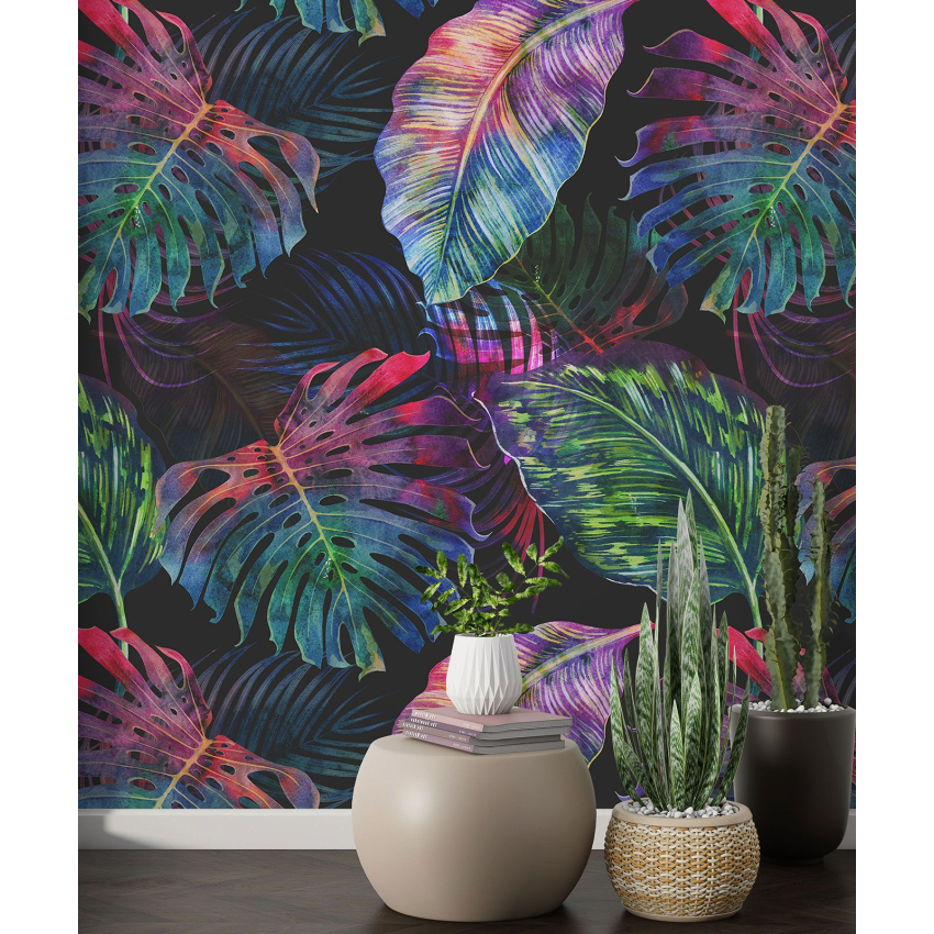 Papier peint motif XL - Motif botanique