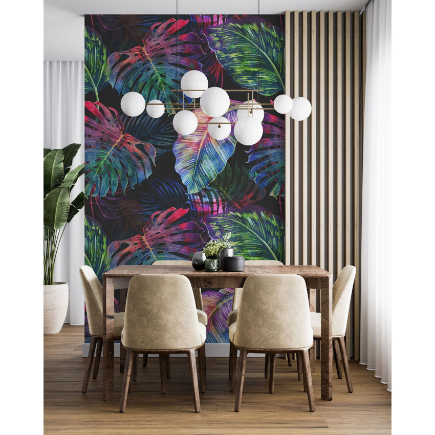Papier peint motif XL - Motif botanique