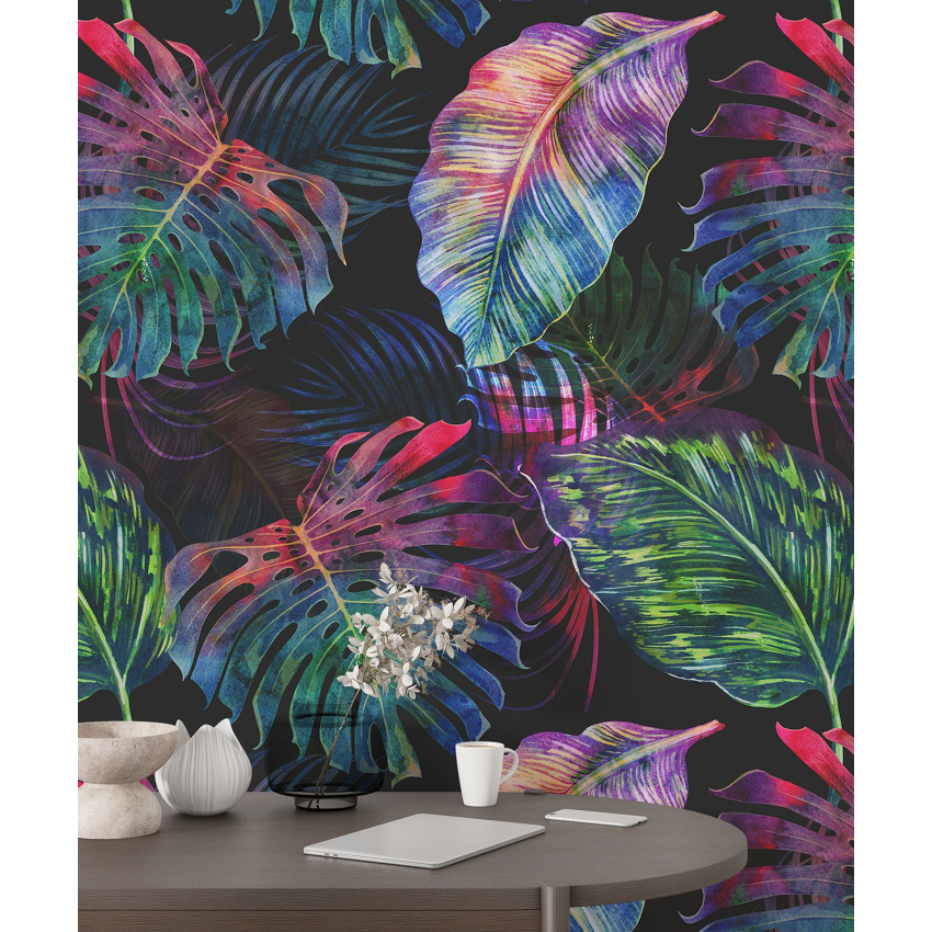 Papier peint motif XL - Motif botanique