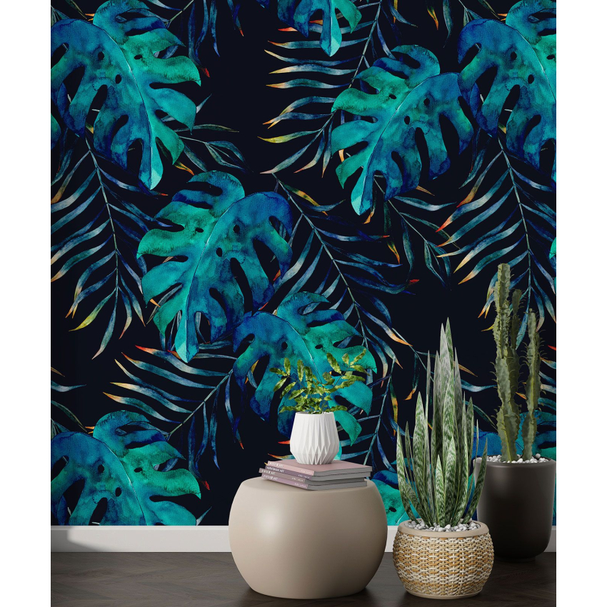 Papier peint motif XL - Motif botanique