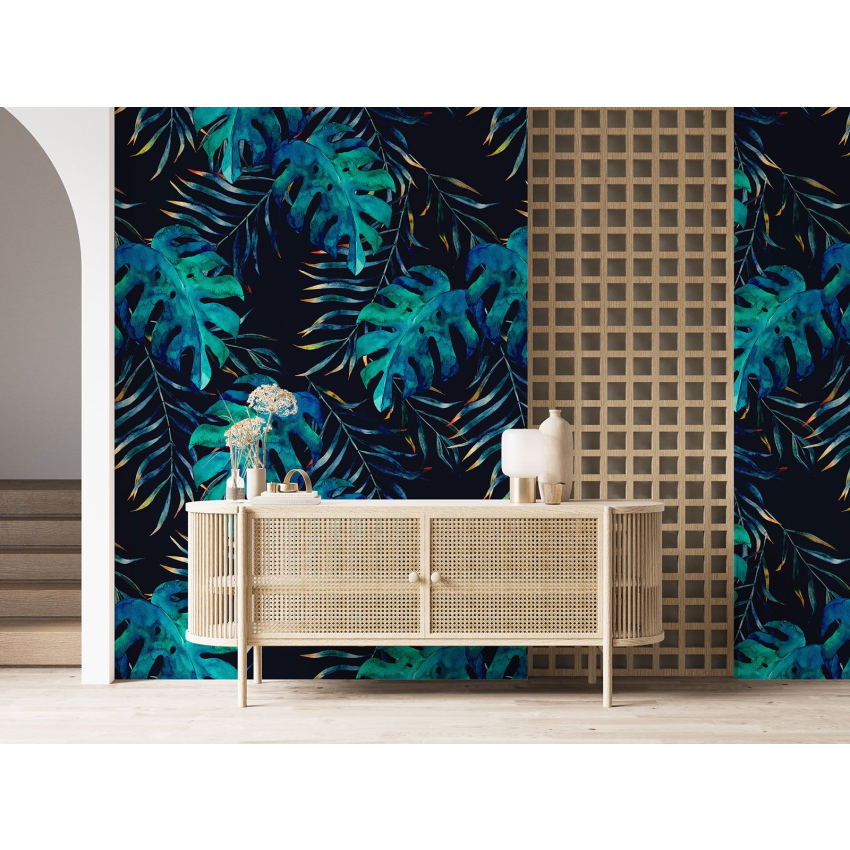 Papier peint motif XL - Motif botanique