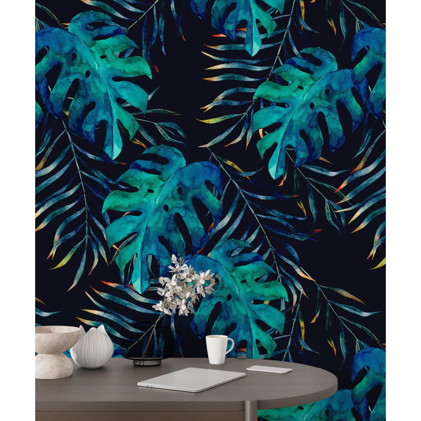Papier peint motif XL - Motif botanique