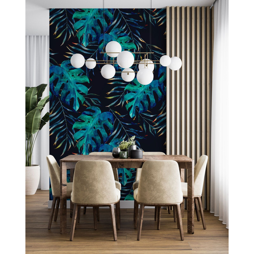 Papier peint motif XL - Motif botanique