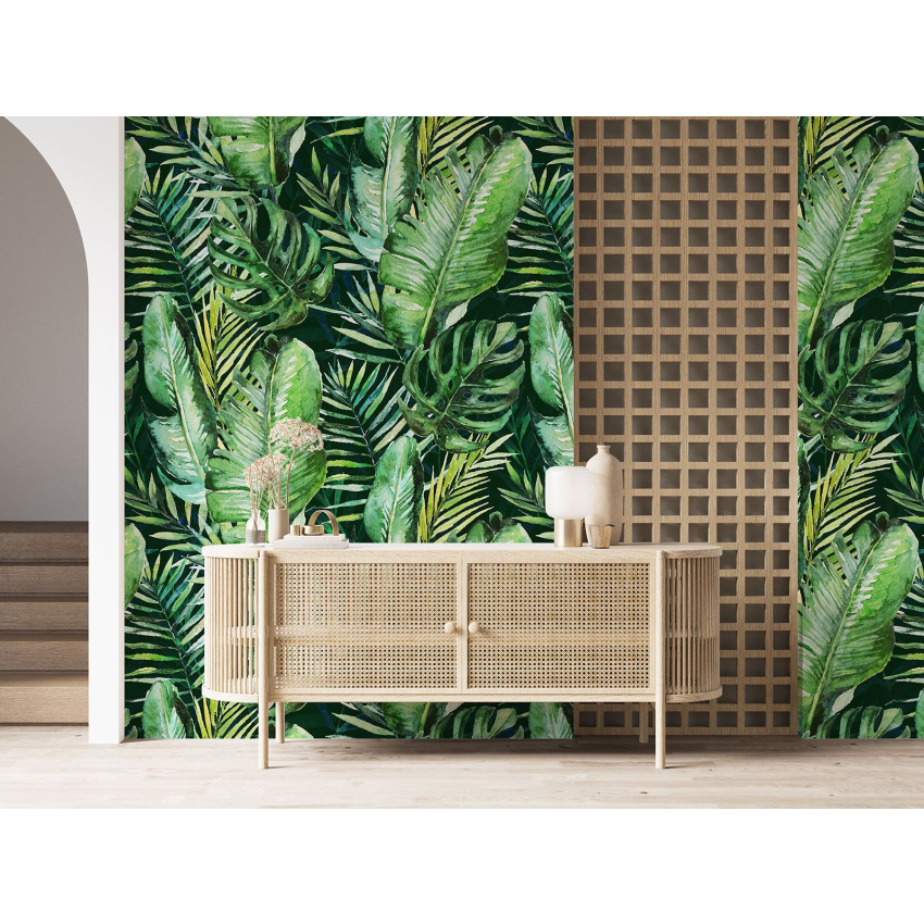 Papier peint motif XL - Motif botanique
