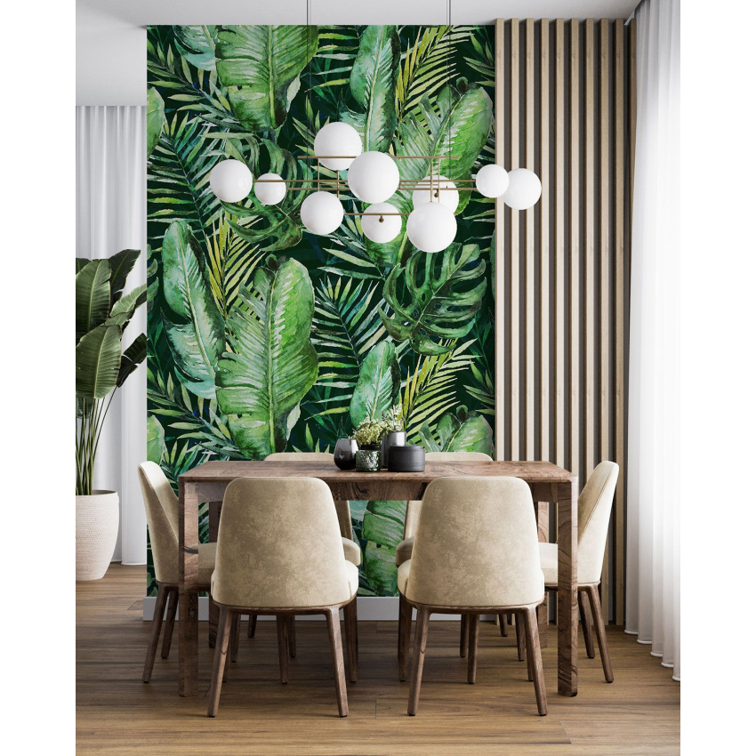 Papier peint motif XL - Motif botanique