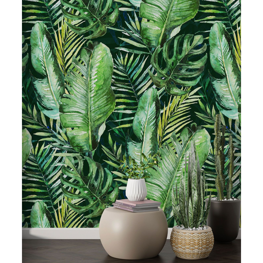 Papier peint motif XL - Motif botanique