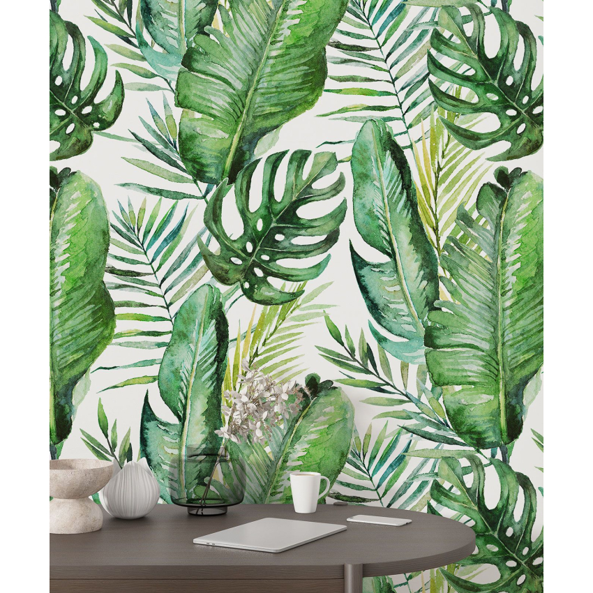 Papier peint motif XL - Motif botanique