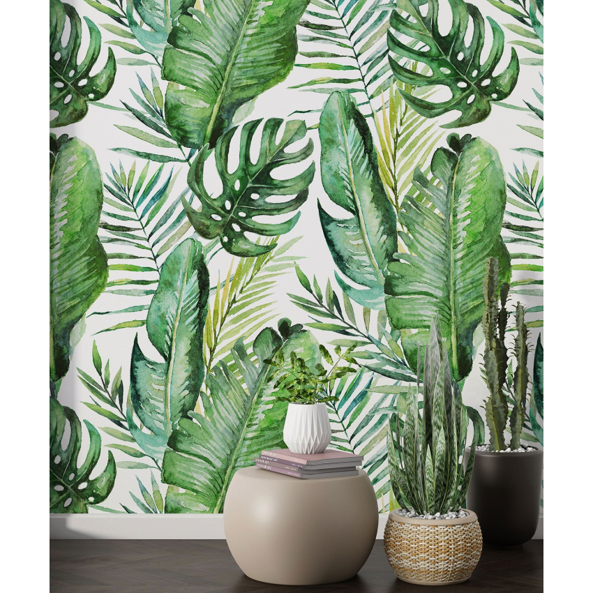 Papier peint motif XL - Motif botanique