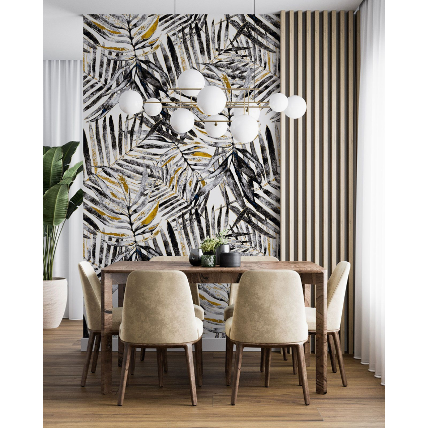 Papier peint motif XL - Motif botanique