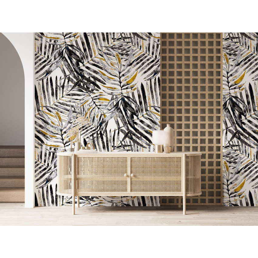 Papier peint motif XL - Motif botanique