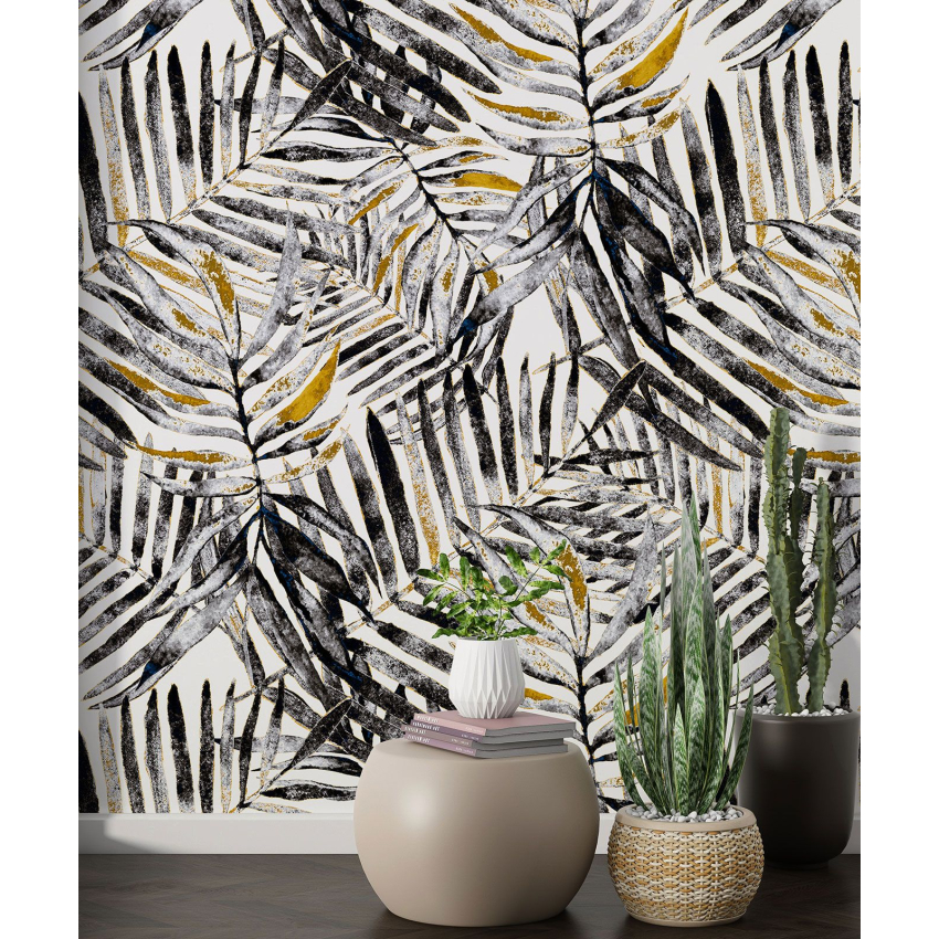 Papier peint motif XL - Motif botanique