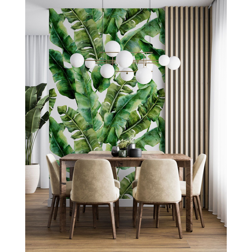 Papier peint motif XL - Motif botanique
