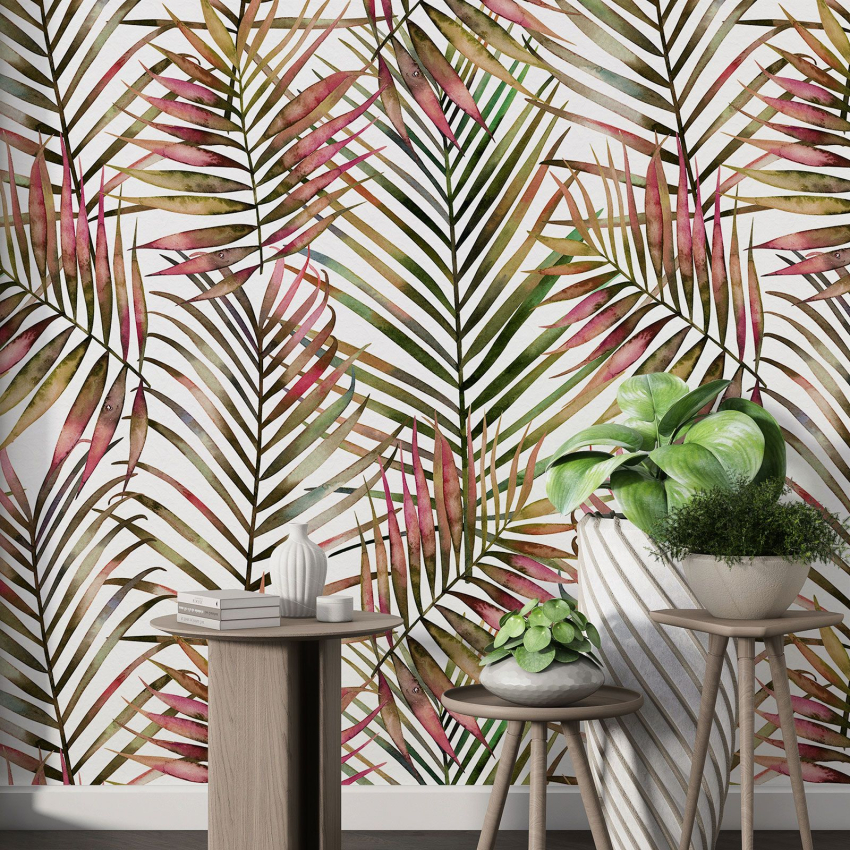 Papier peint motif XL - Motif botanique