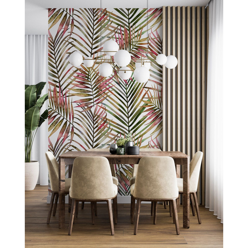 Papier peint motif XL - Motif botanique