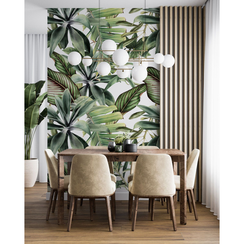 Papier peint motif XL - Motif botanique