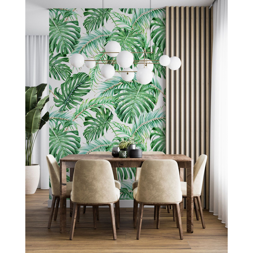 Papier peint motif XL - Motif botanique