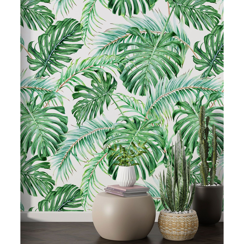 Papier peint motif XL - Motif botanique