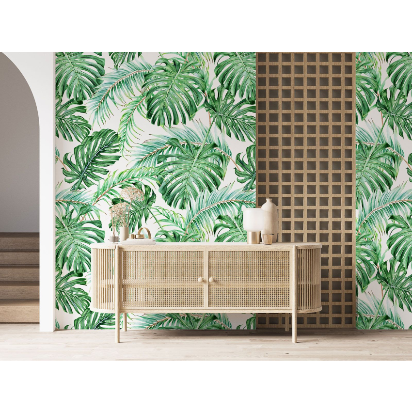 Papier peint motif XL - Motif botanique