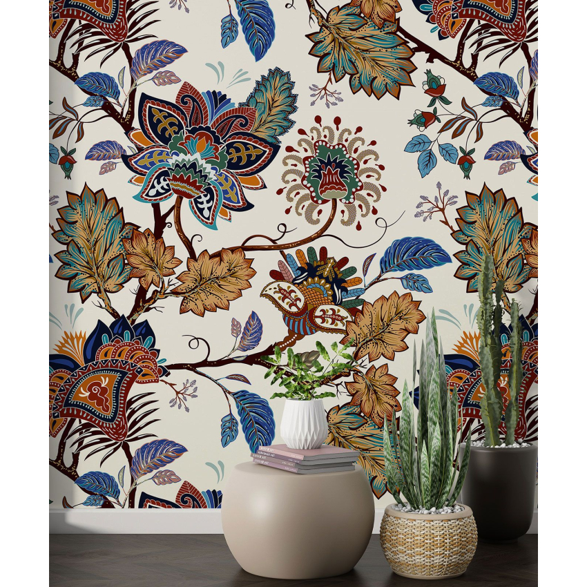 Papier peint motif XL - Motif botanique