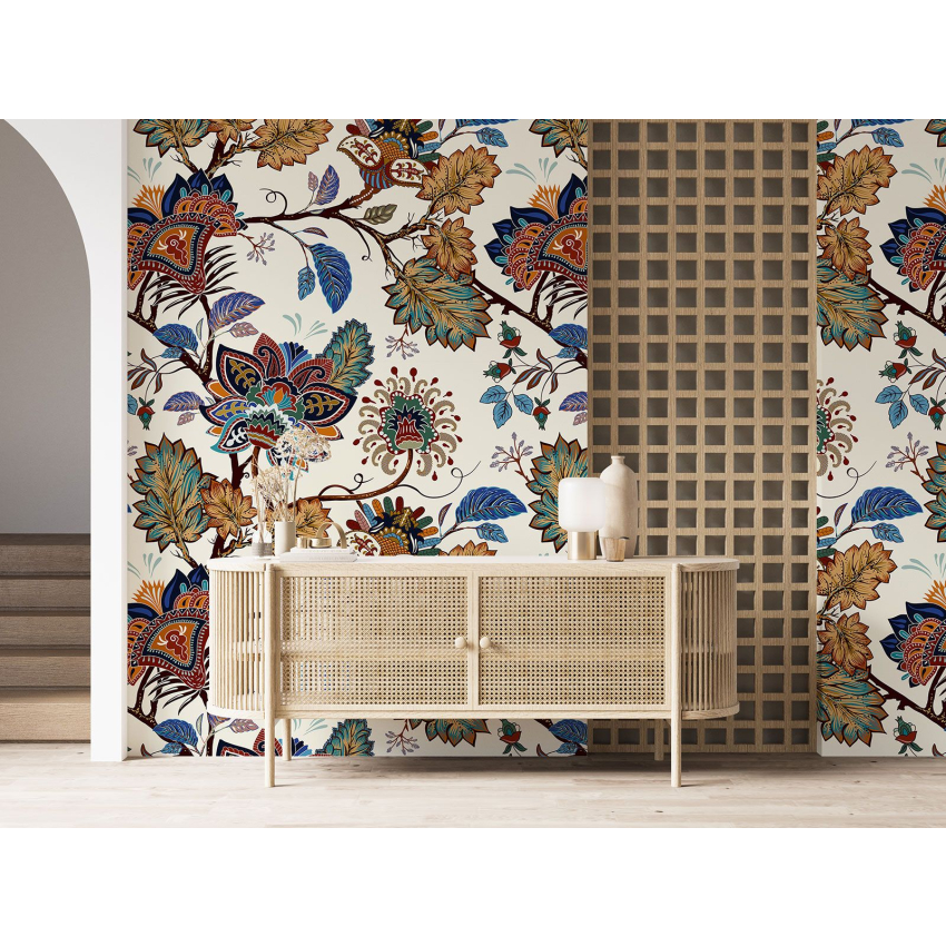 Papier peint motif XL - Motif botanique