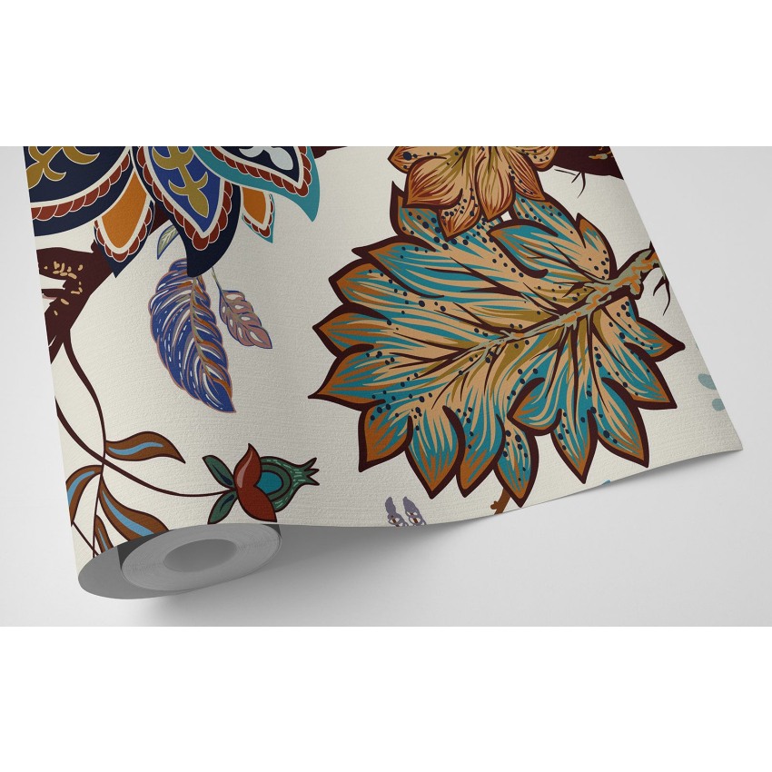 Papier peint motif XL - Motif botanique