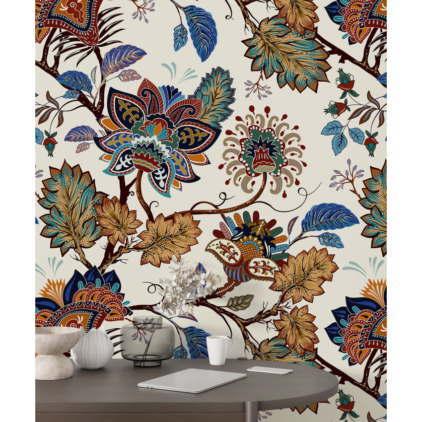 Papier peint motif XL - Motif botanique