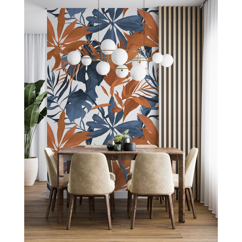 Papier peint motif XL - Motif botanique