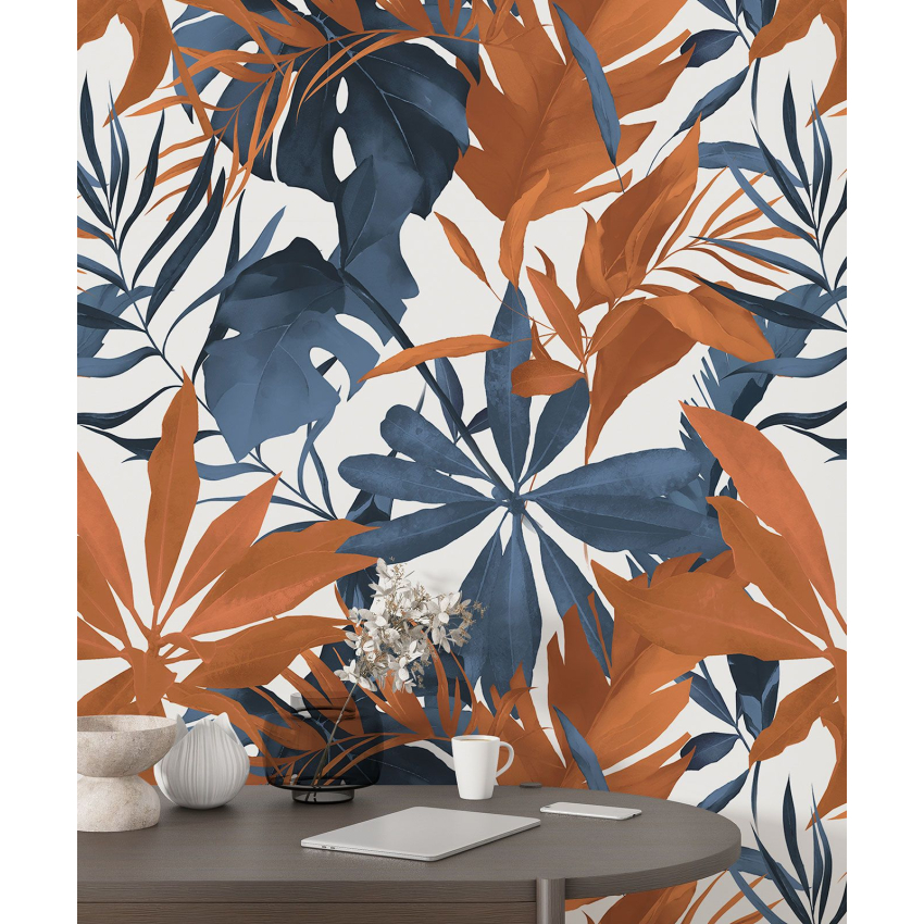 Papier peint motif XL - Motif botanique