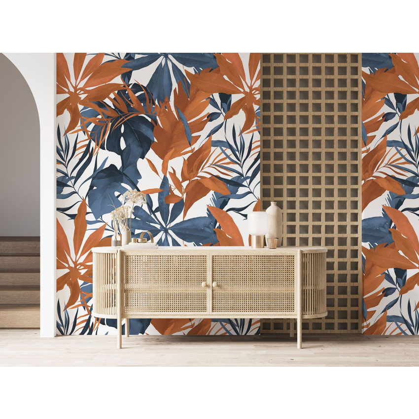 Papier peint motif XL - Motif botanique