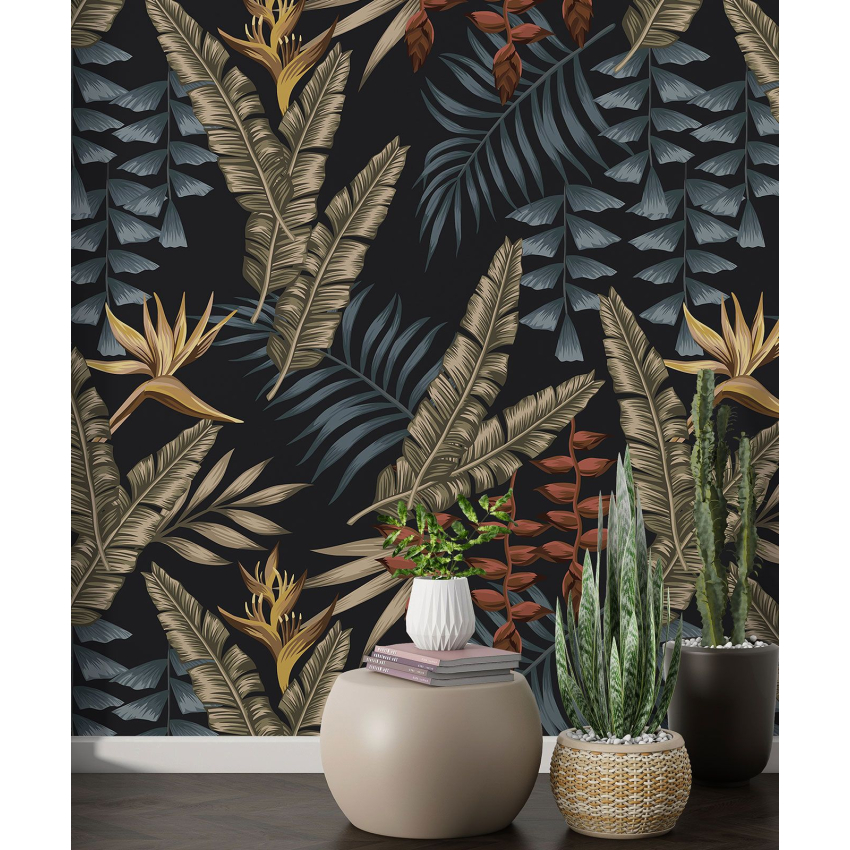 Papier peint motif XL - Motif botanique