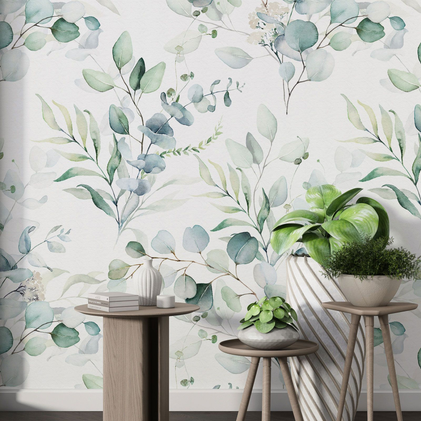 Papier peint motif XL - Motif botanique