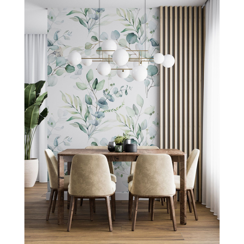 Papier peint motif XL - Motif botanique